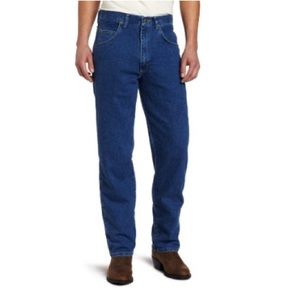 Wrangler Stretch Relaxed Fit Big & Tall Jeans, Stonewash Size 50 X 30 New w/Tag